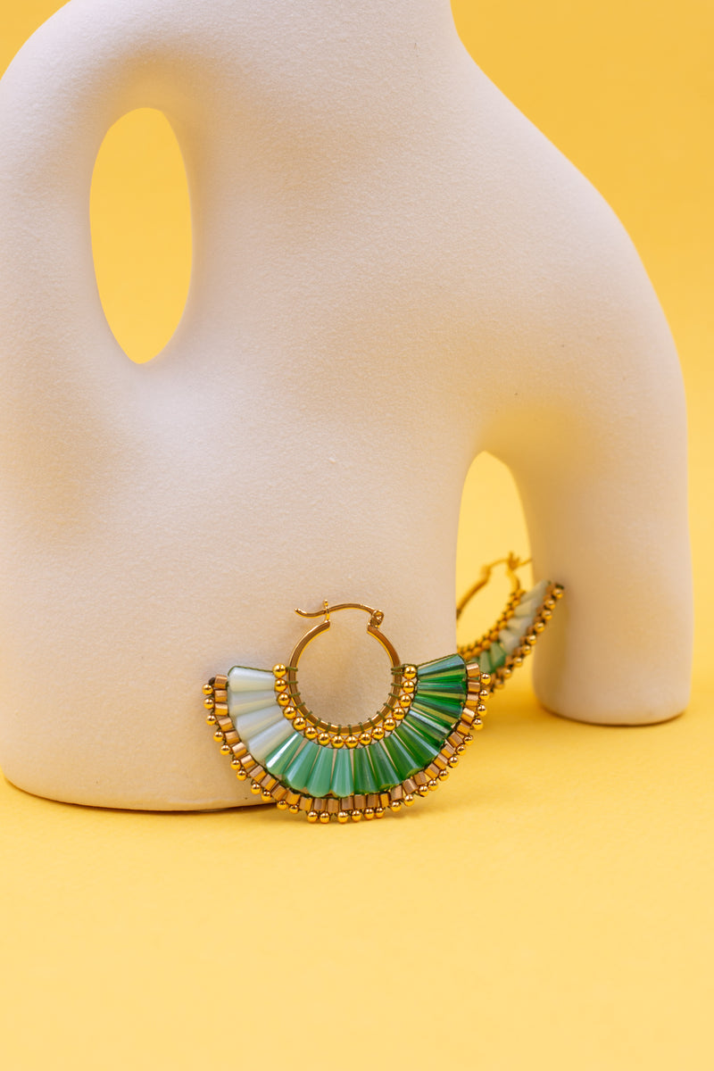 Boucles d'oreilles Moctezuma - Collection Sunset
