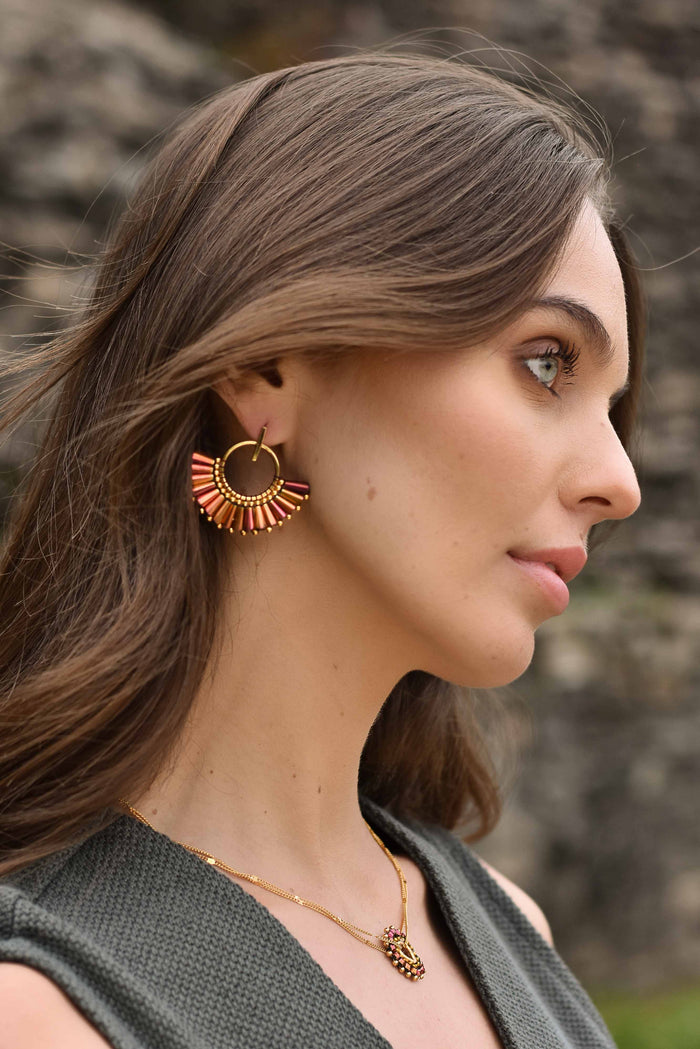 Boucles d'oreilles Quetzalito